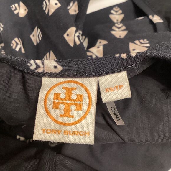 Tory Burch Black Kingfish Plunge One Piece Swimsuit Size XS - Picture 13 of 16